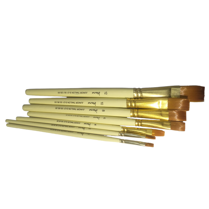 Arora S-21 flat brush set of 7