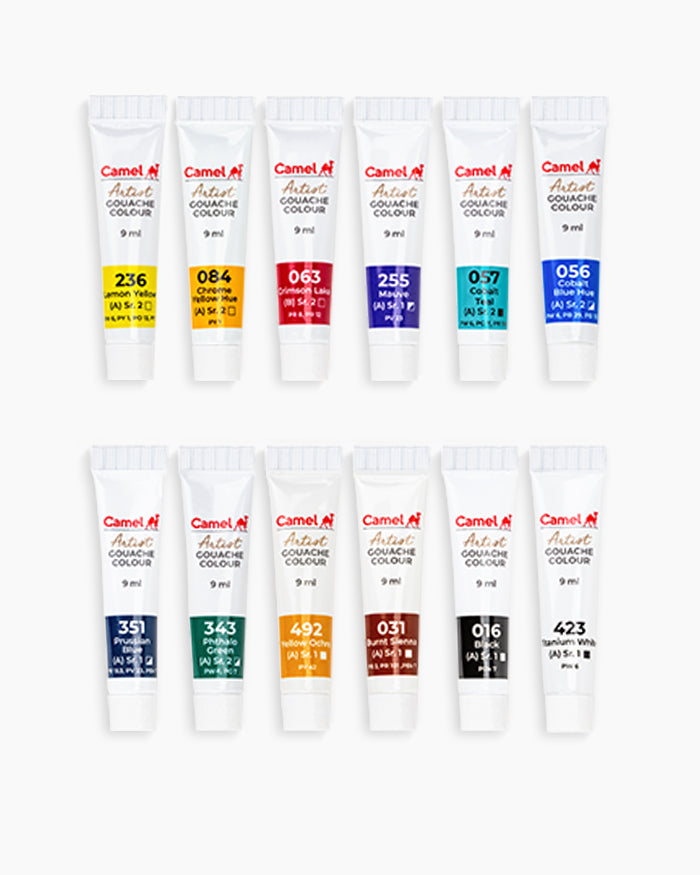 Camel Gouache Colours Set - 12/24 Shades
