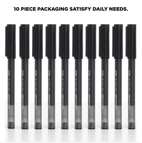 10 Pieces of Kacogreen Jumbo K6 Gel Pen Black ink