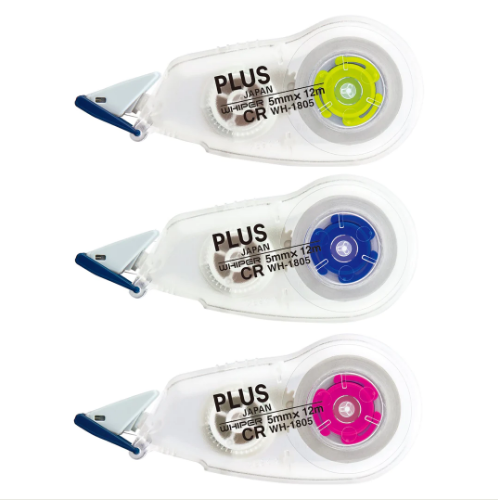 White and Green, White and Blue And White Pink Body Colour Plus Japan Correction Tape