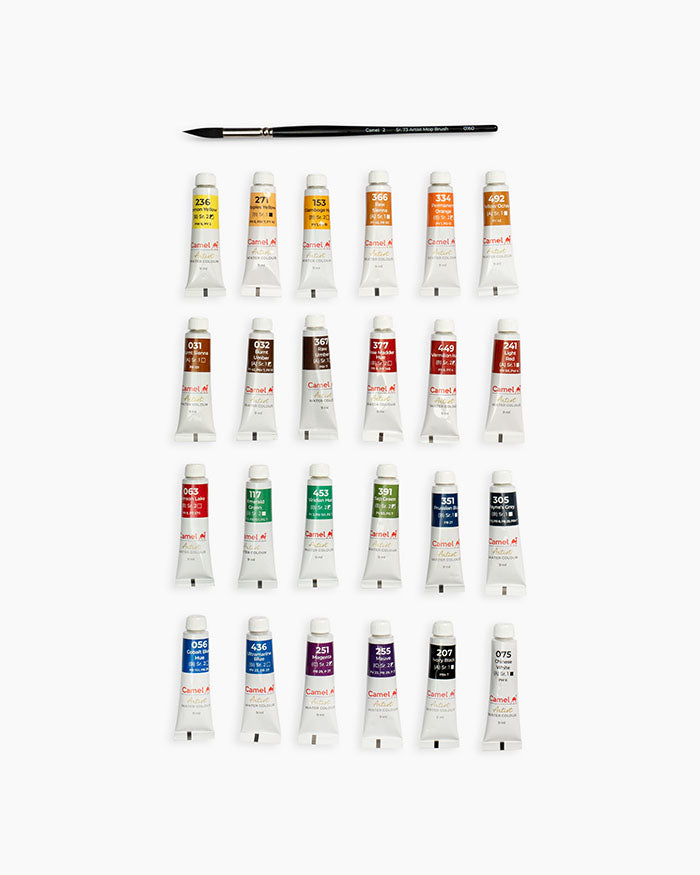 Buy Camel Artist Water Colour Tubes - 24 Shades, 9ML