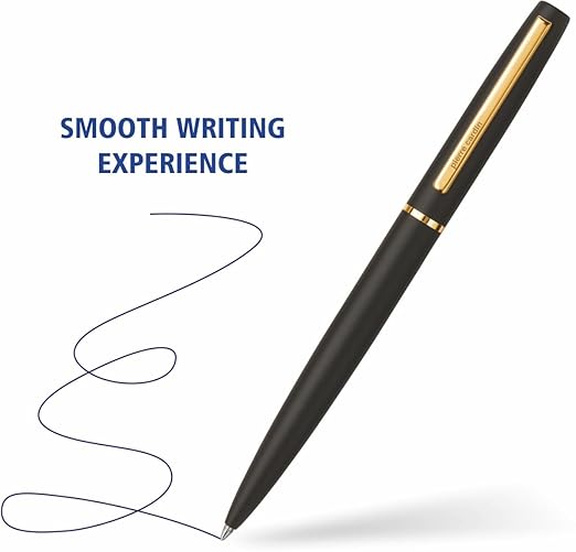 Pierre Cardin Monza Matte Black Ball Pen – Premium Writing