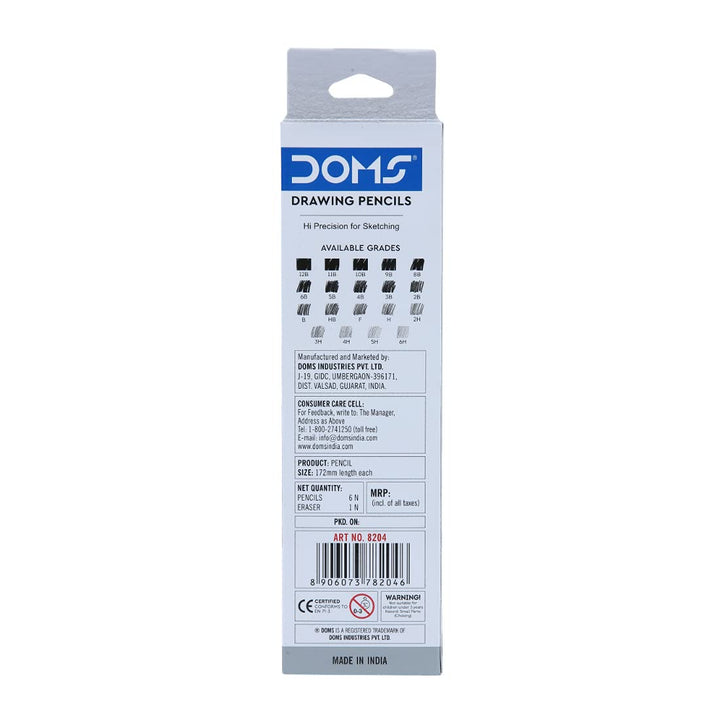 DOMS Drawing Pencil - Bbag | India’s Best Online Stationery Store