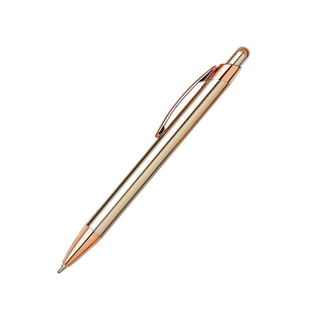Copper and gold  body colour Unomax Excella Ball Pen.