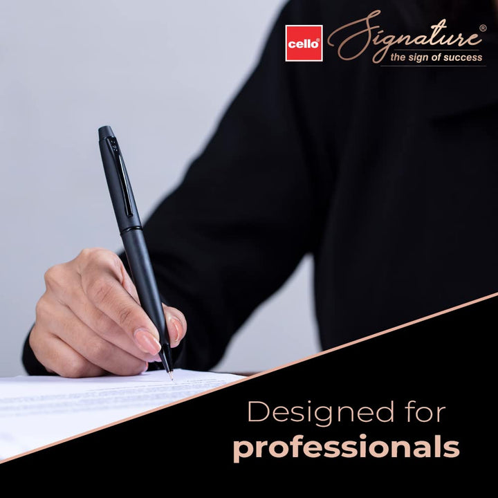Cello Signature Carbon Ball Pen - Bbag | India’s Best Online Stationery Store