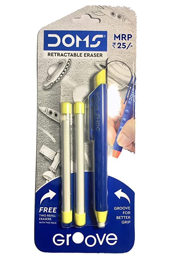 Doms Retractable Eraser - Bbag | India’s Best Online Stationery Store