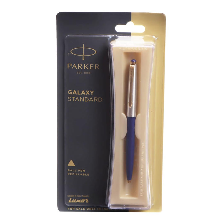Parker Galaxy Standard With Gold Trim Ball Pen - Bbag | India’s Best Online Stationery Store
