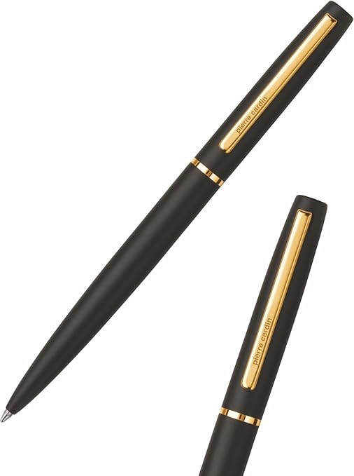 Pierre Cardin Monza Matte Black Ball Pen – Premium Writing