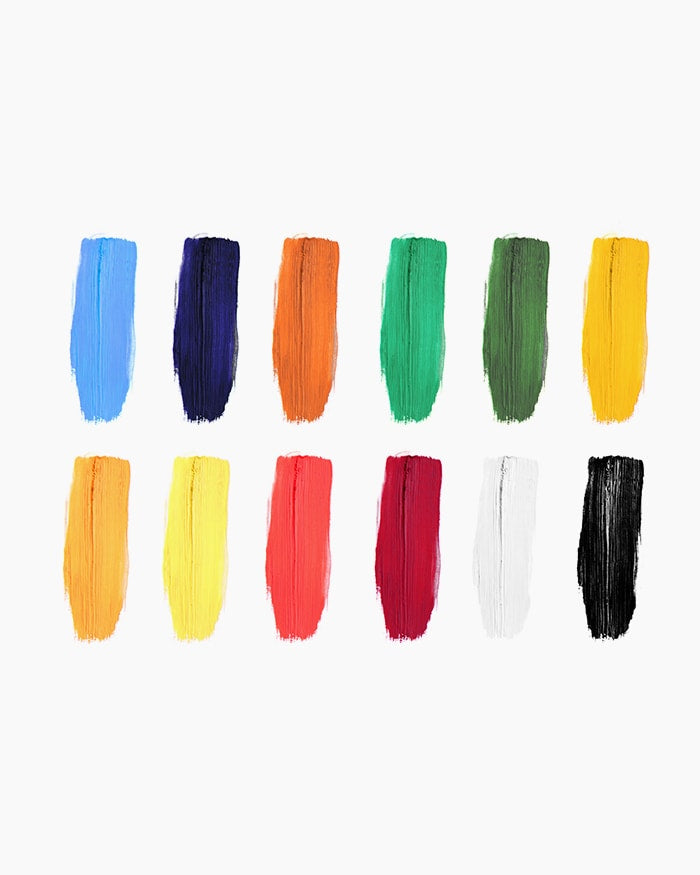 Camel Oil Colours – 12 Shades 9 ML