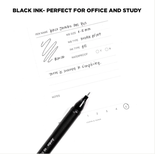 Kacogreen Jumbo K6 Gel Pen perfect ink for office and study
