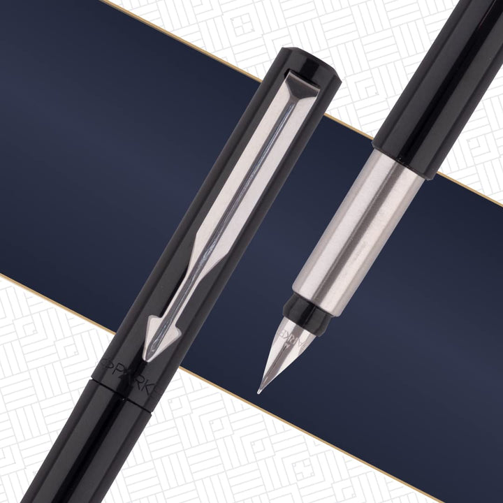 Parker Vector Standard With Stainless Steel Trim Fountain Pen - Bbag | India’s Best Online Stationery Store