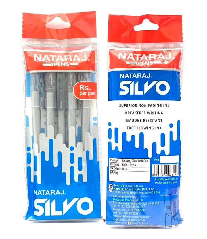 Nataraj Silvo Pen - Bbag | India’s Best Online Stationery Store