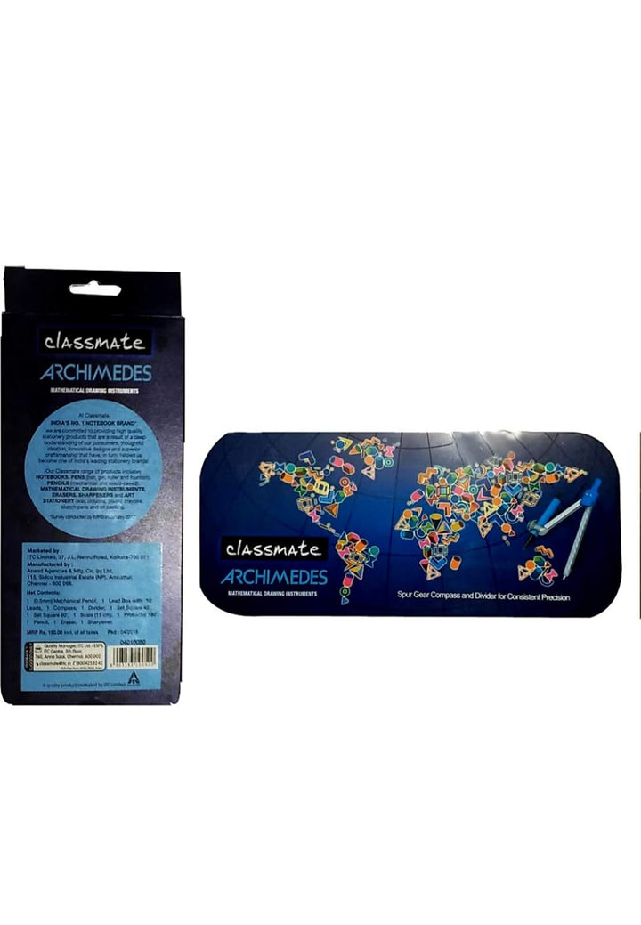 Dark Blue Colour Classmate Archimedes Geometry Box