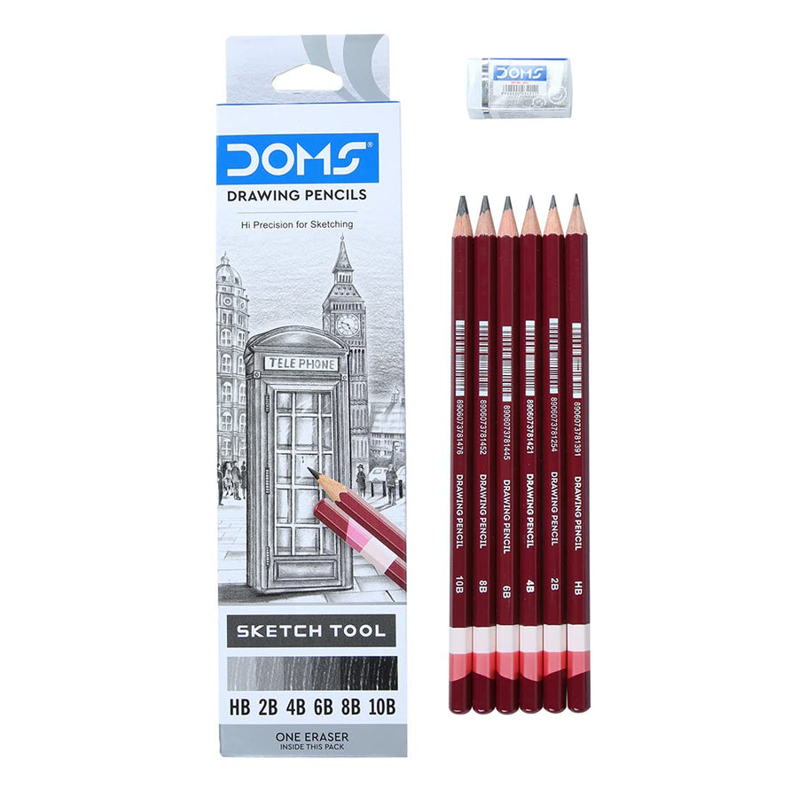 DOMS Drawing Pencil - Bbag | India’s Best Online Stationery Store