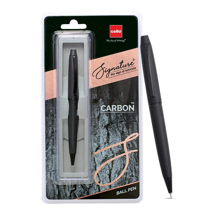 Cello Signature Carbon Ball Pen - Bbag | India’s Best Online Stationery Store