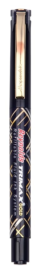 Reynolds Trimax Gold Gel Pen - Bbag | India’s Best Online Stationery Store