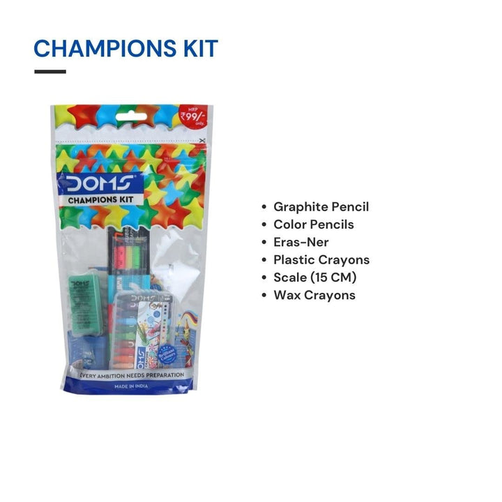 DOMS Champions Kit - Bbag | India’s Best Online Stationery Store