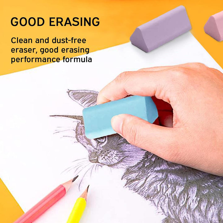 DOMS Triangle Dust Free Fragrance Eraser - Bbag | India’s Best Online Stationery Store