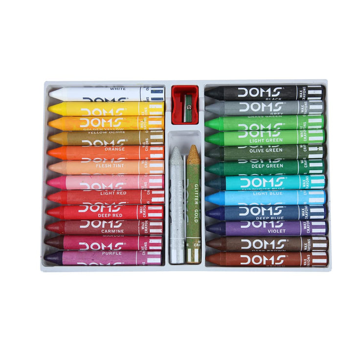 DOMS Jumbo Wax Crayons - Bbag | India’s Best Online Stationery Store
