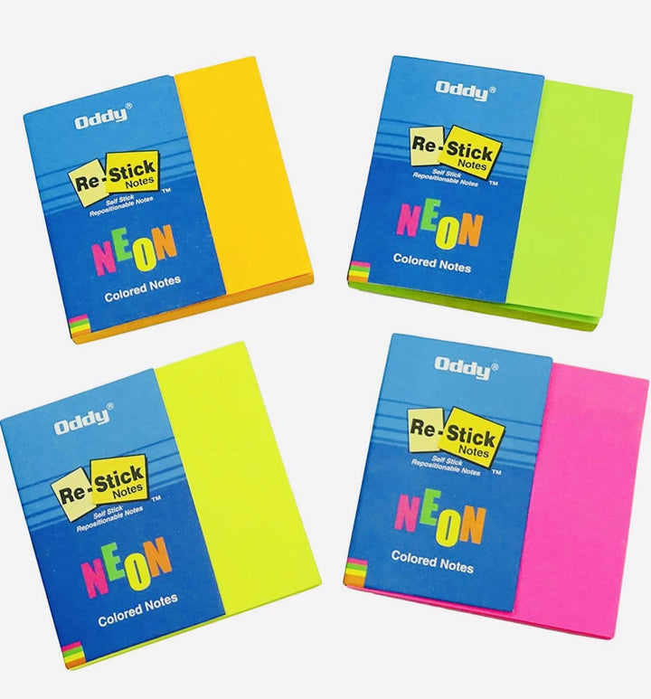 Oddy ReStick Sticky Notes - Bbag | India’s Best Online Stationery Store