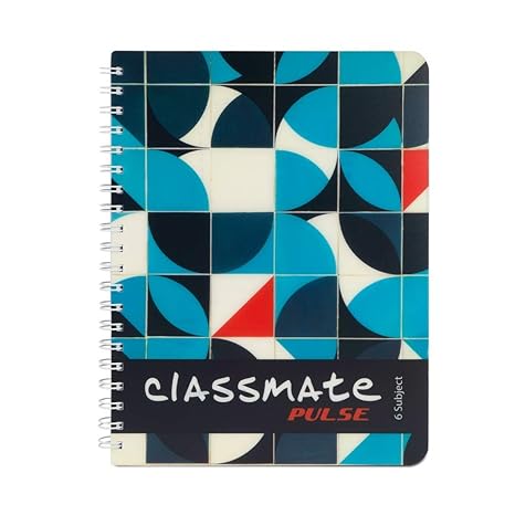 Classmate Pulse 6 Subject Ruled Notebook - Bbag | India’s Best Online Stationery Store