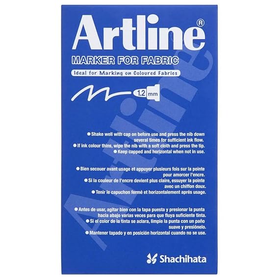 Artline White Fabric Marker