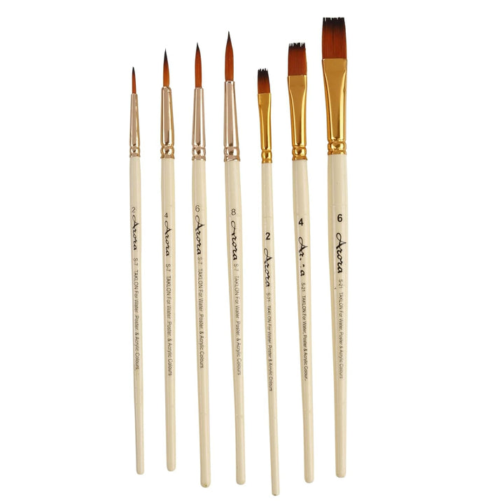 Arora S-7 Round Brush Set of 7