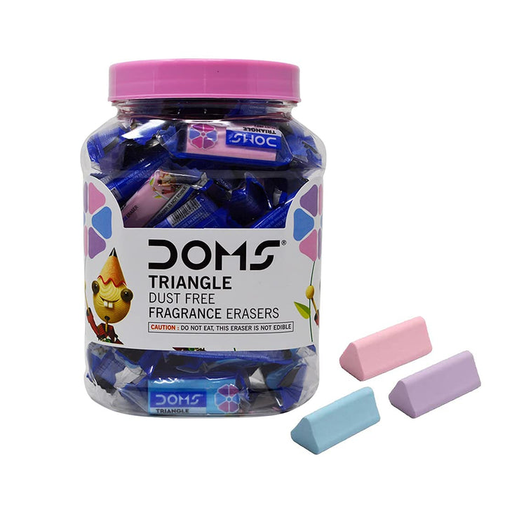 DOMS Triangle Dust Free Fragrance Eraser - Bbag | India’s Best Online Stationery Store