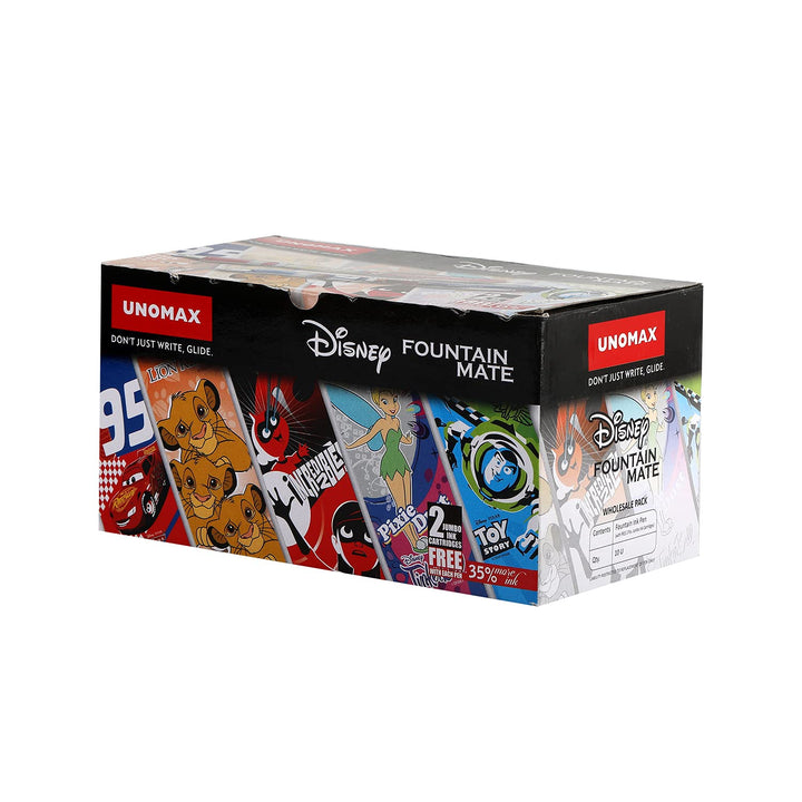A box of Unomax Disney Fountain Mate Ink Pen