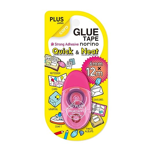 A Pack of Pink Plus Japan Glue Tape