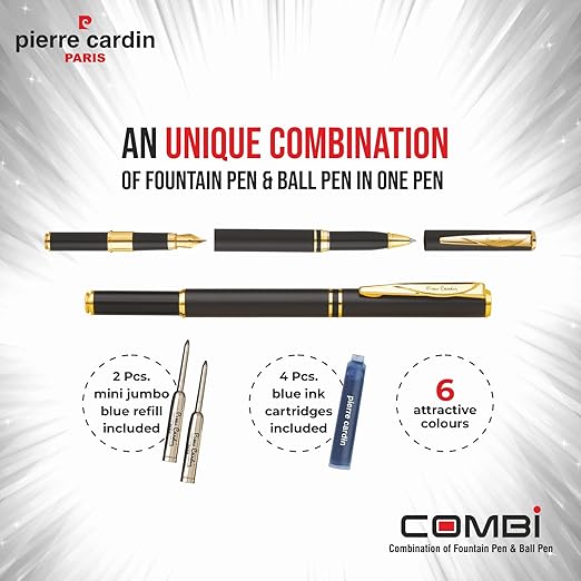 Pierre Cardin Premium Combi Pen - Ball & Fountain Pen Combo