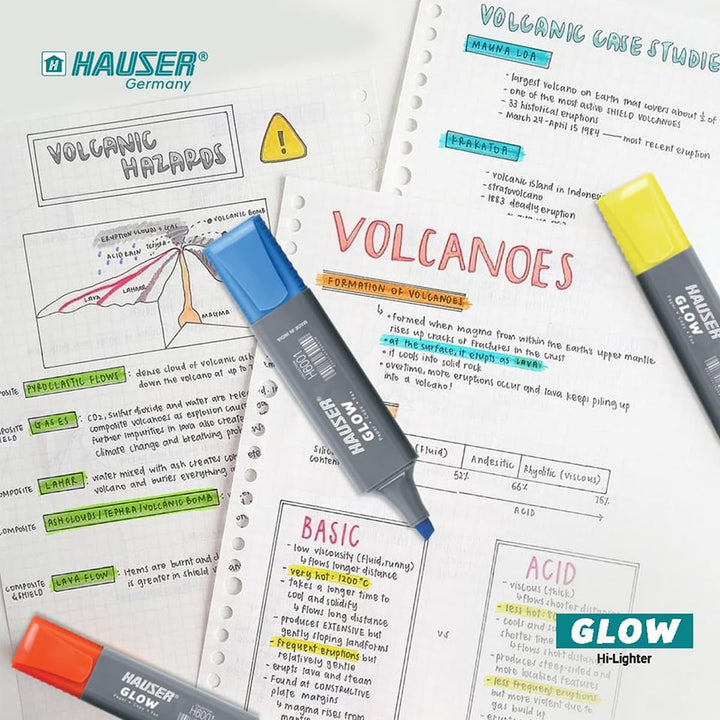 Hauser Glow Hi-lighter - Bbag | India’s Best Online Stationery Store