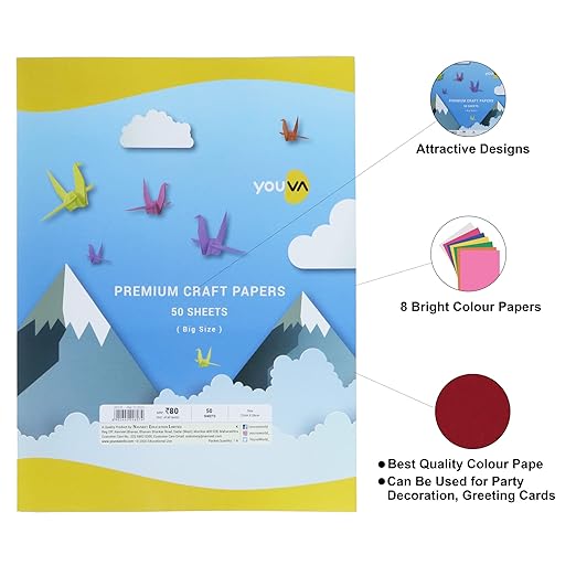 Navneet Youva Craft Paper - Bbag | India’s Best Online Stationery Store
