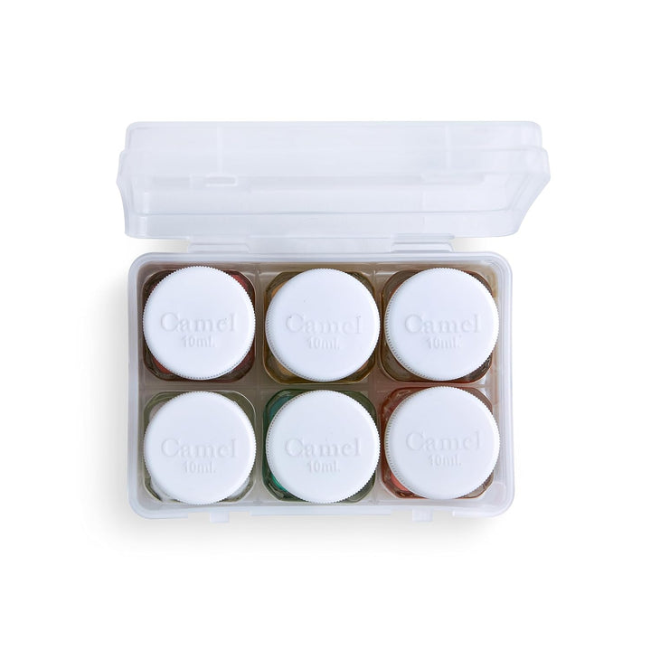 CAMEL FABRICA ACRYLIC COLOUR METALLIC 6 SHADES 10ML