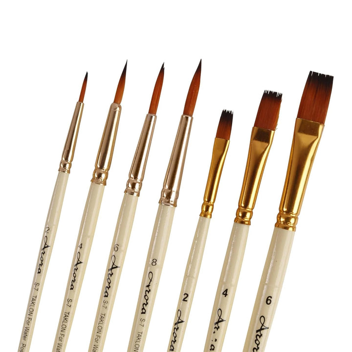 Arora S-7 Round Brush Set of 7