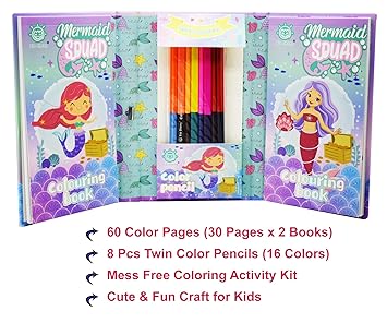 Kids Colouring Book & Colour Set