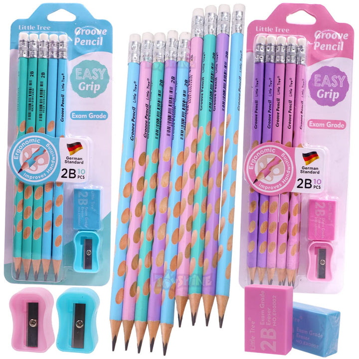 Groove Triangular Grip 2B Pencil