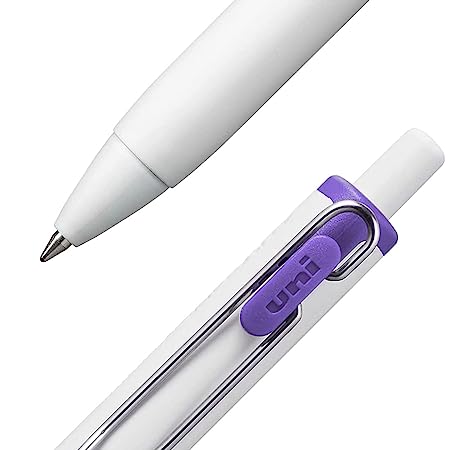 Uniball One Dream Retractable Gel Pens multi colour gel pen pack - purple colour