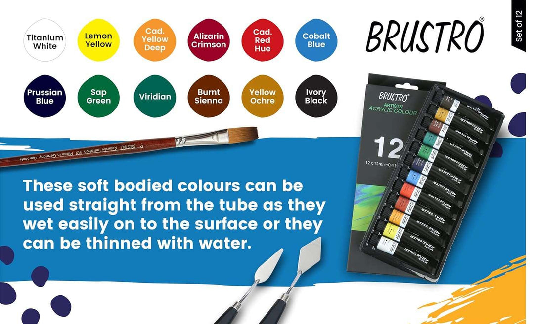 Brustro Artist Acrylic Colour Tube
