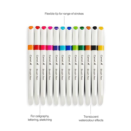 Camlin Brush Pens - Bbag | India’s Best Online Stationery Store