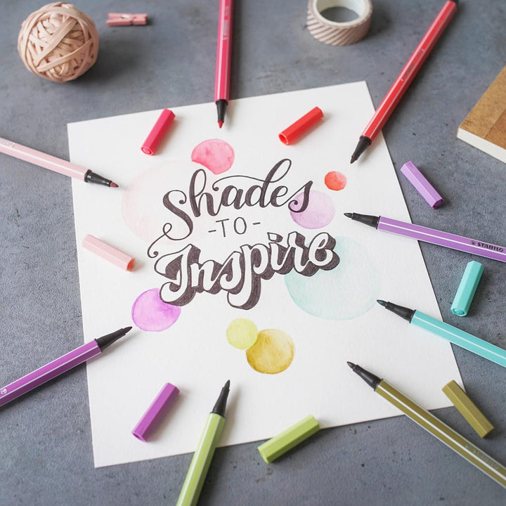 Stabilo Point 68 Pastel 8 Shades Fine Liners - Bbag | India’s Best Online Stationery Store