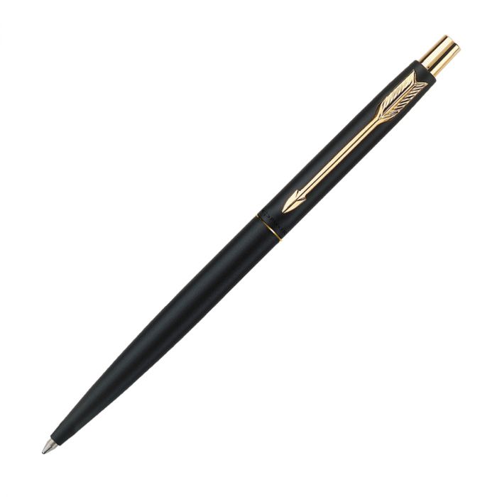 Parker Classic Matte Black With Gold Trim Ball Pen - Bbag | India’s Best Online Stationery Store