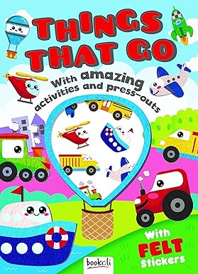 Bookoli Ltd-Busy Vehicles: Fun Felt Stickers