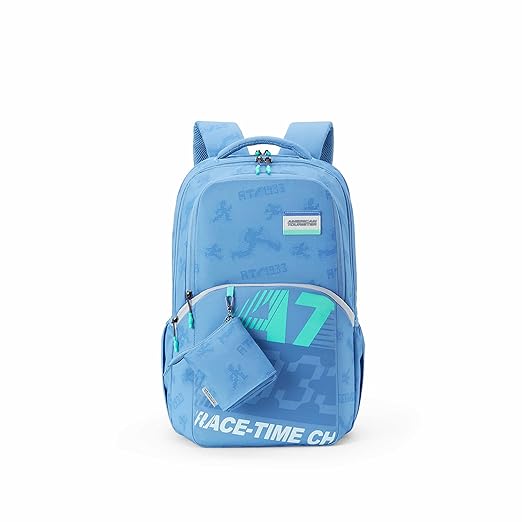 american tourister 32 litres laptop backpack American Tourister Uni-Teen Backpack 32L Ergonomic School Bag – Bbag