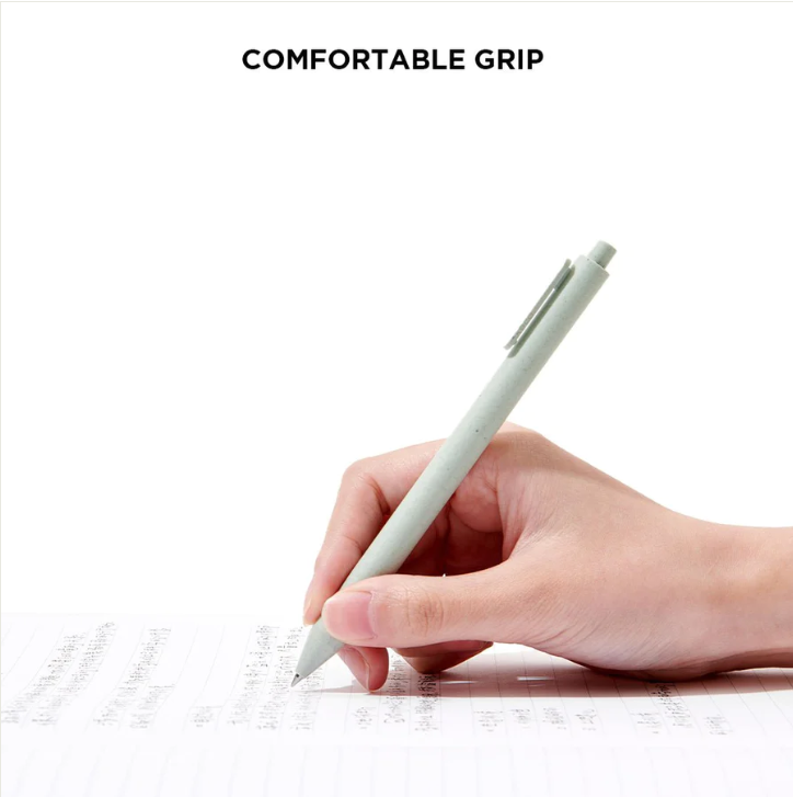Kacogreen Pure Biodegradable Black Ink Gel Pens With Comfortable Grip