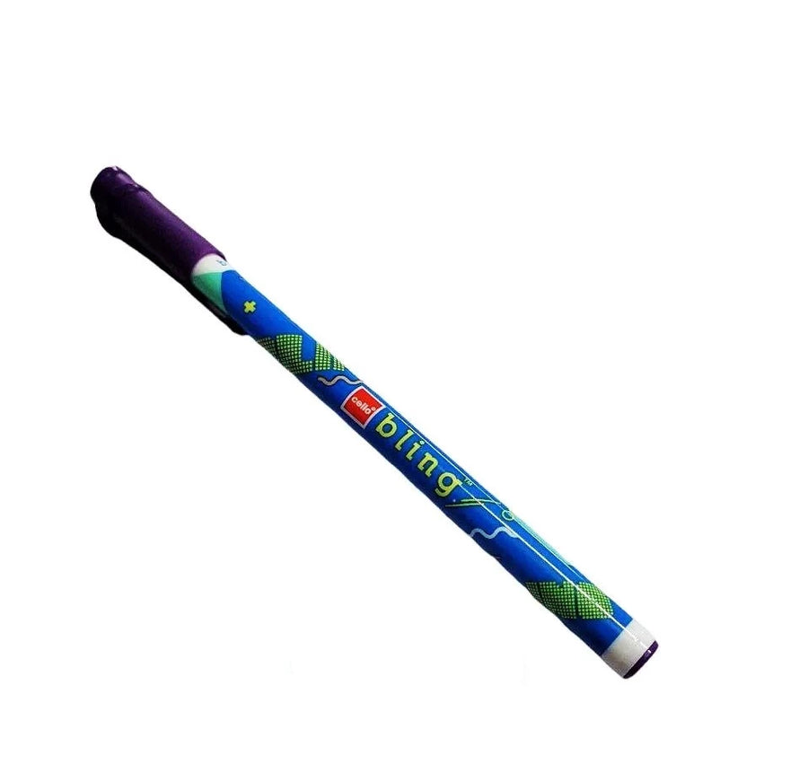 Cello Bling Ball Pen 0.7 mm blue colour ink