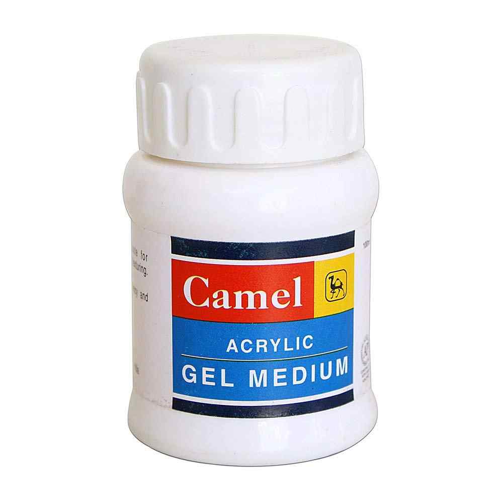 Camel Acrylic Gel Medium Front view