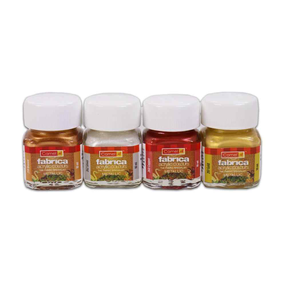 Camel Fabrica Acrylic Metallic Colours 10ml ottle