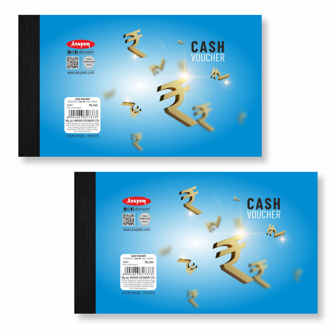 Anupam Cash Voucher Book 100 PGS
