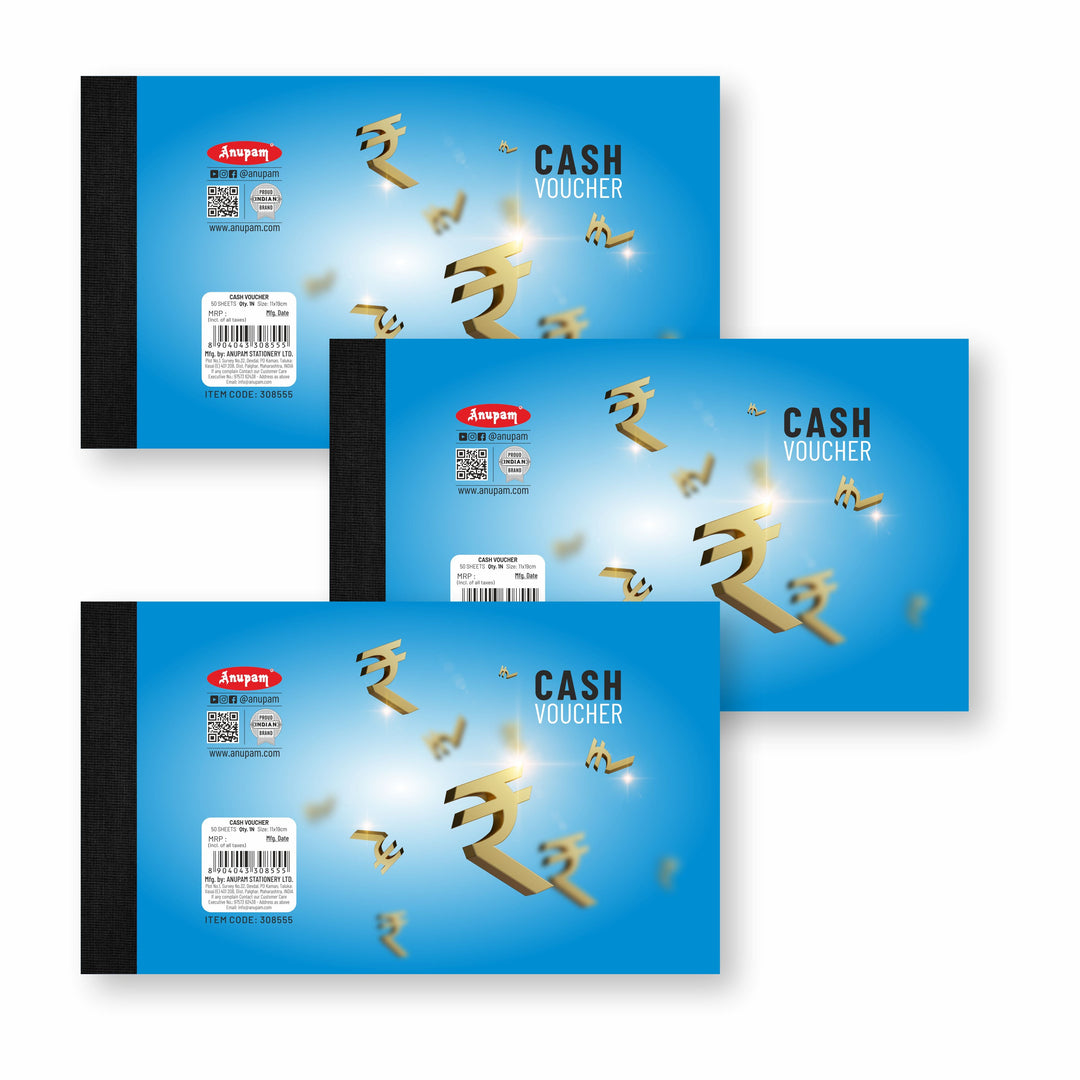 Anupam Cash Voucher Book 100 PGS